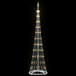 Albero di Natale LED Bianco caldo 51 x 51 x 190 cm Metallo 42018771