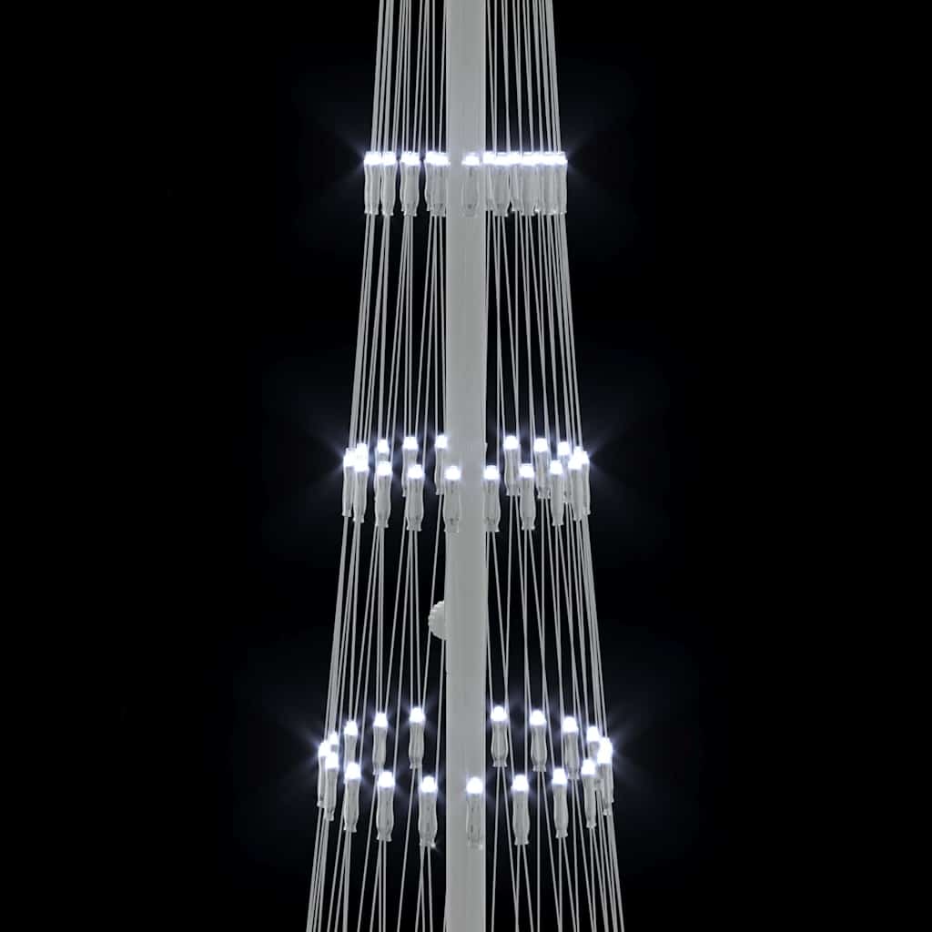Albero di Natale LED Bianco freddo 51 x 51 x 190 cm Metallo 42018772