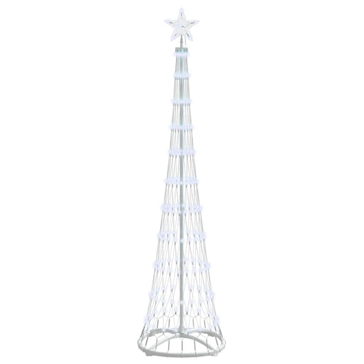 Albero di Natale LED Bianco freddo 51 x 51 x 190 cm Metallo 42018772