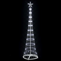 Albero di Natale LED Bianco freddo 51 x 51 x 190 cm Metallo 42018772