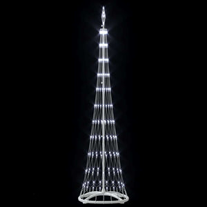 Albero di Natale LED Bianco freddo 51 x 51 x 190 cm Metallo 42018772