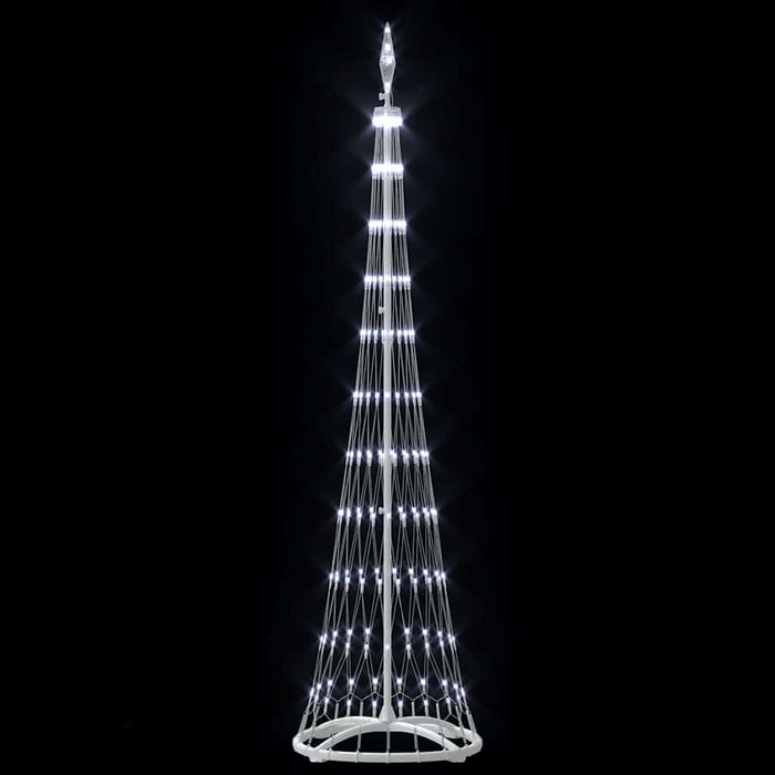 Albero di Natale LED Bianco freddo 51 x 51 x 190 cm Metallo 42018772