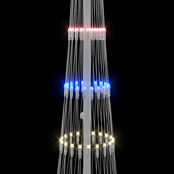 Albero di Natale LED Multicolore 51 x 51 x 190 cm Metallo 42018774