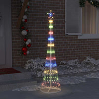 Albero di Natale LED Multicolore 51 x 51 x 190 cm Metallo 42018774