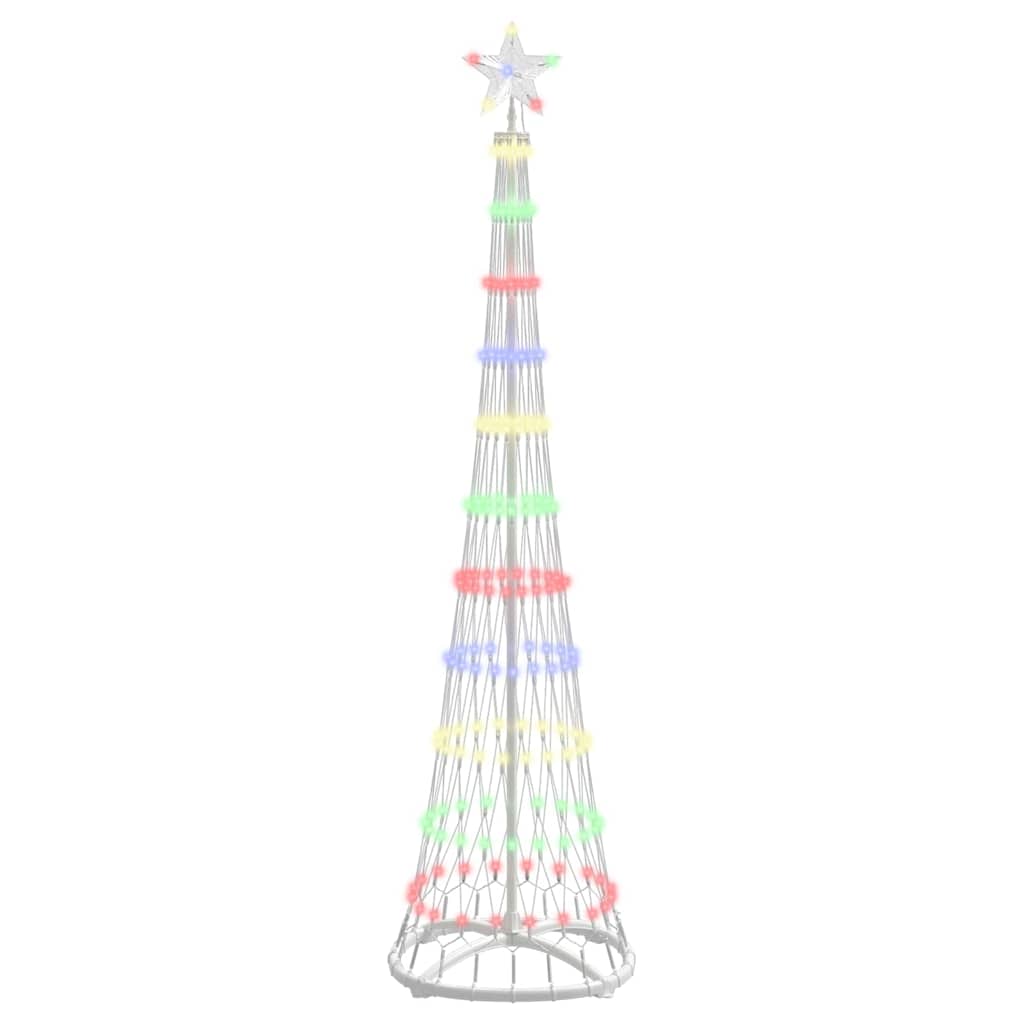 Albero di Natale LED Multicolore 51 x 51 x 190 cm Metallo 42018774