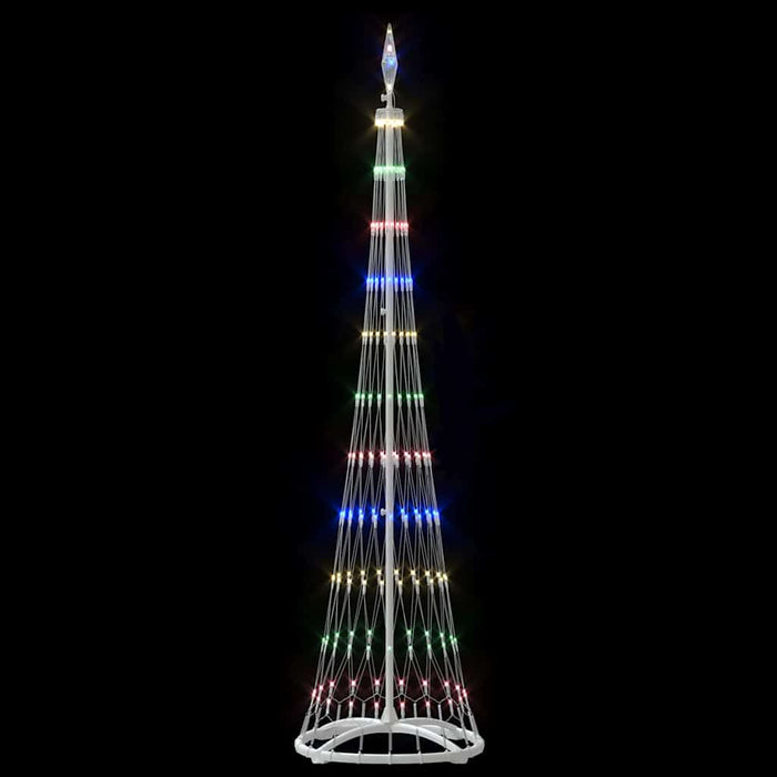 Albero di Natale LED Multicolore 51 x 51 x 190 cm Metallo 42018774