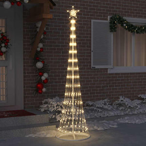 Albero di Natale LED Bianco caldo 70 x 70 x 250 cm Metallo 42018775