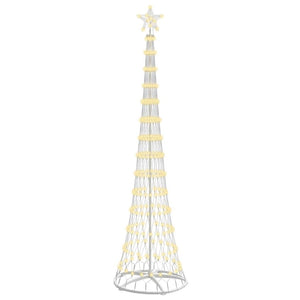 Albero di Natale LED Bianco caldo 70 x 70 x 250 cm Metallo 42018775