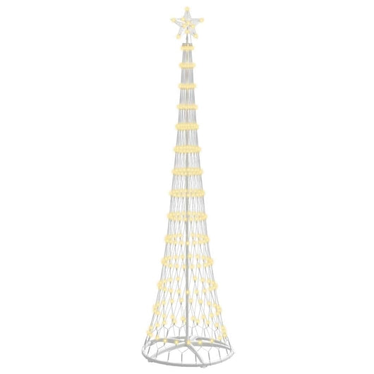 Albero di Natale LED Bianco caldo 70 x 70 x 250 cm Metallo 42018775