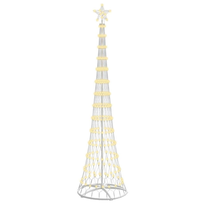 Albero di Natale LED Bianco caldo 70 x 70 x 250 cm Metallo 42018775