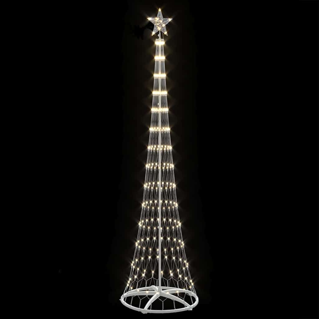 Albero di Natale LED Bianco caldo 70 x 70 x 250 cm Metallo 42018775