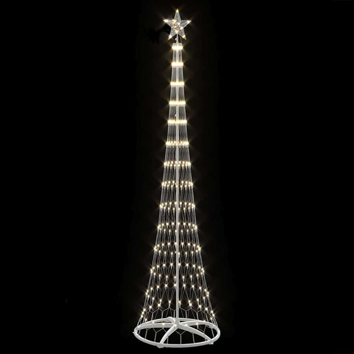 Albero di Natale LED Bianco caldo 70 x 70 x 250 cm Metallo 42018775