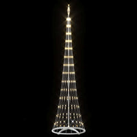 Albero di Natale LED Bianco caldo 70 x 70 x 250 cm Metallo 42018775