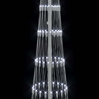 Albero di Natale LED Bianco freddo 70 x 70 x 250 cm Metallo 42018776
