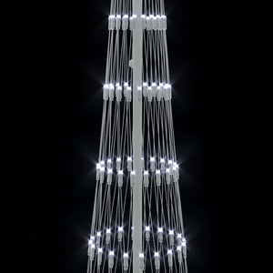 Albero di Natale LED Bianco freddo 70 x 70 x 250 cm Metallo 42018776
