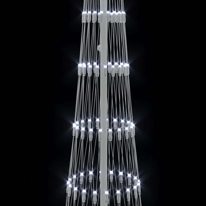 Albero di Natale LED Bianco freddo 70 x 70 x 250 cm Metallo 42018776