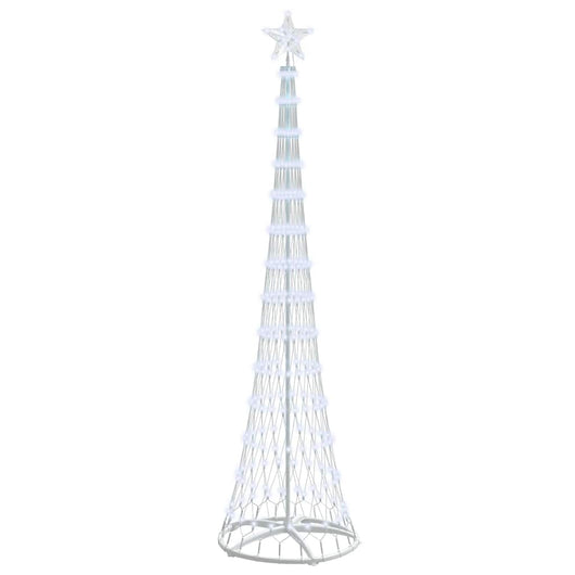 Albero di Natale LED Bianco freddo 70 x 70 x 250 cm Metallo 42018776