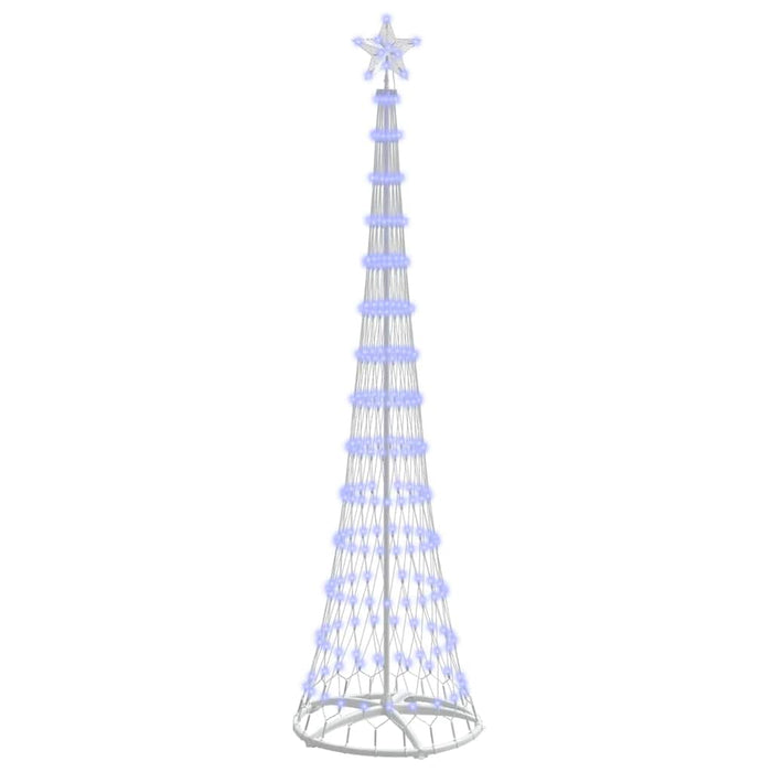 Albero di Natale LED con 290 LED Blu 70 x 70 x 250 cm Metallo 42018777