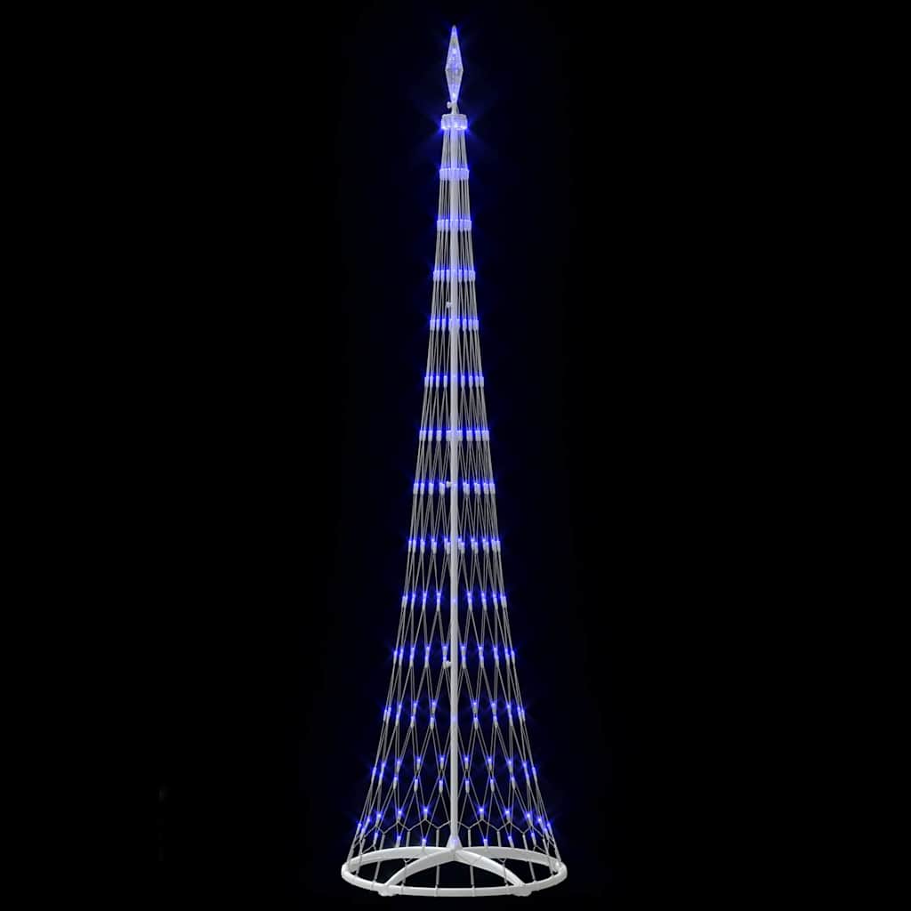 Albero di Natale LED con 290 LED Blu 70 x 70 x 250 cm Metallo 42018777