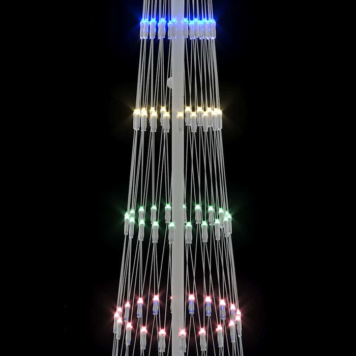 Albero di Natale LED Multicolore 70 x 70 x 250 cm Metallo 42018778
