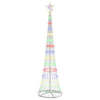 Albero di Natale LED Multicolore 70 x 70 x 250 cm Metallo 42018778