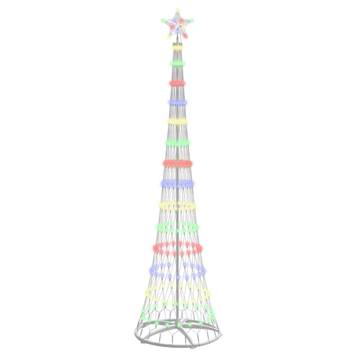 Albero di Natale LED Multicolore 70 x 70 x 250 cm Metallo 42018778