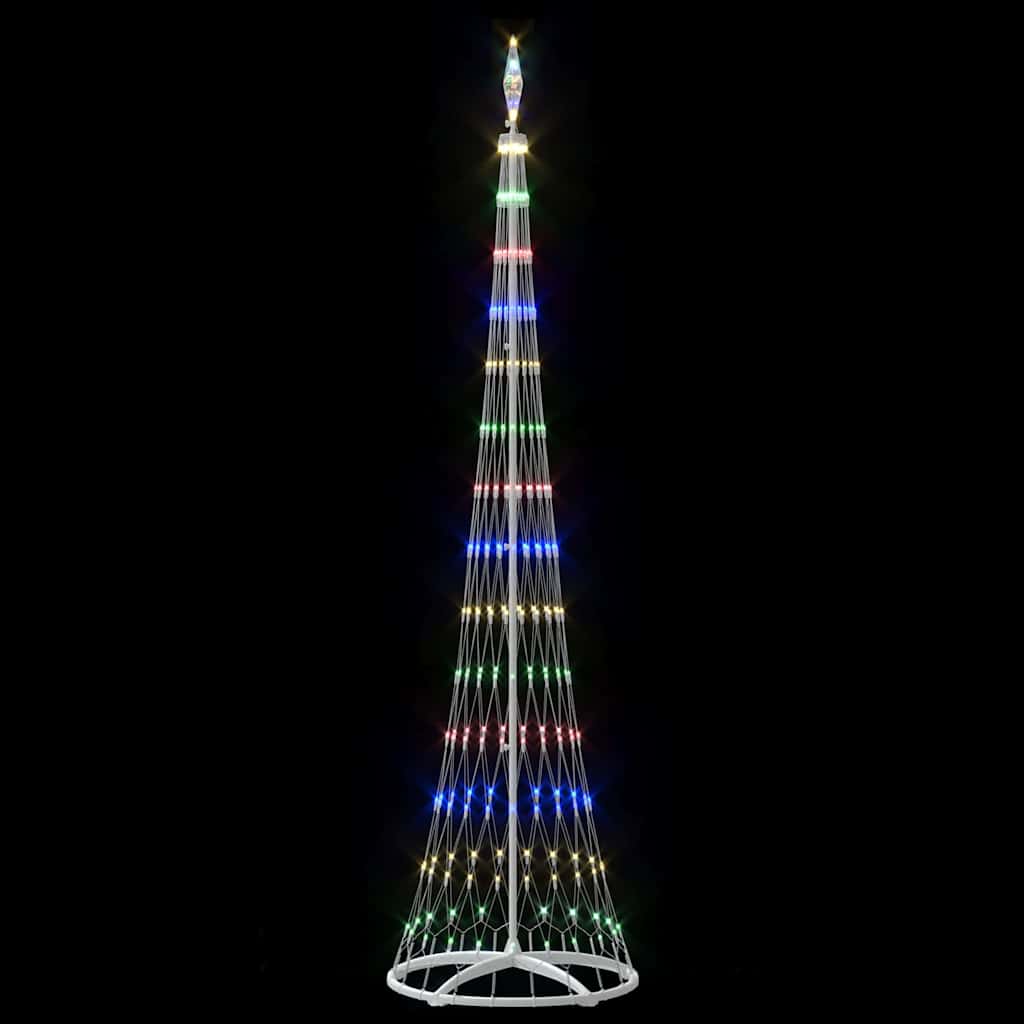 Albero di Natale LED Multicolore 70 x 70 x 250 cm Metallo 42018778