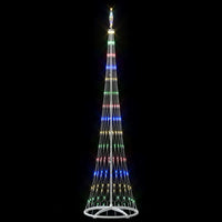 Albero di Natale LED Multicolore 70 x 70 x 250 cm Metallo 42018778