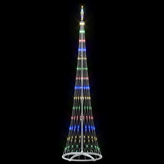 Albero di Natale LED Multicolore 70 x 70 x 250 cm Metallo 42018778