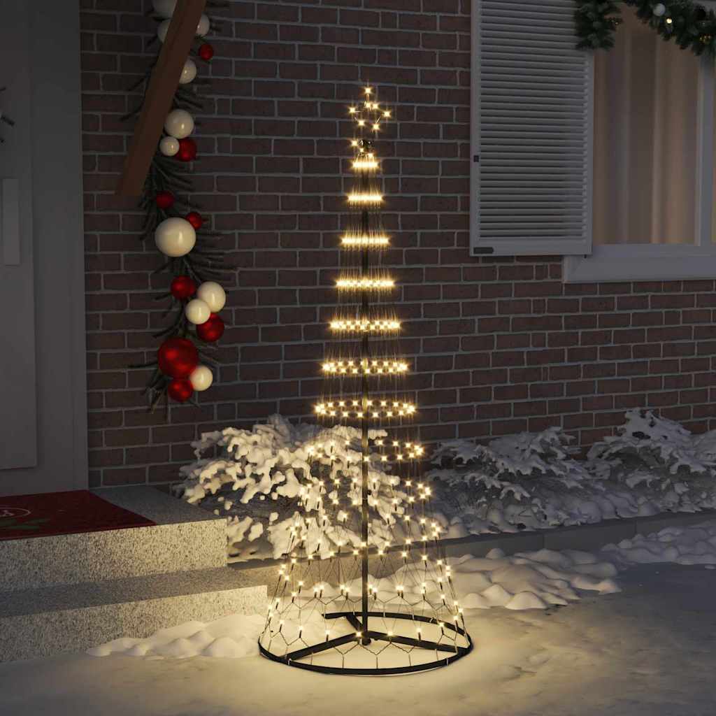 Albero di Natale LED Bianco caldo 71 x 71 x 184.5 cm Metallo 42018779