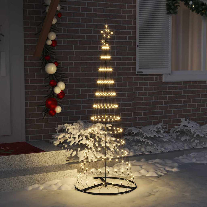 Albero di Natale LED Bianco caldo 71 x 71 x 184.5 cm Metallo 42018779