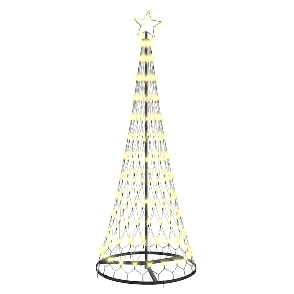 Albero di Natale LED Bianco caldo 71 x 71 x 184.5 cm Metallo 42018779