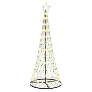 Albero di Natale LED Bianco caldo 71 x 71 x 184.5 cm Metallo 42018779