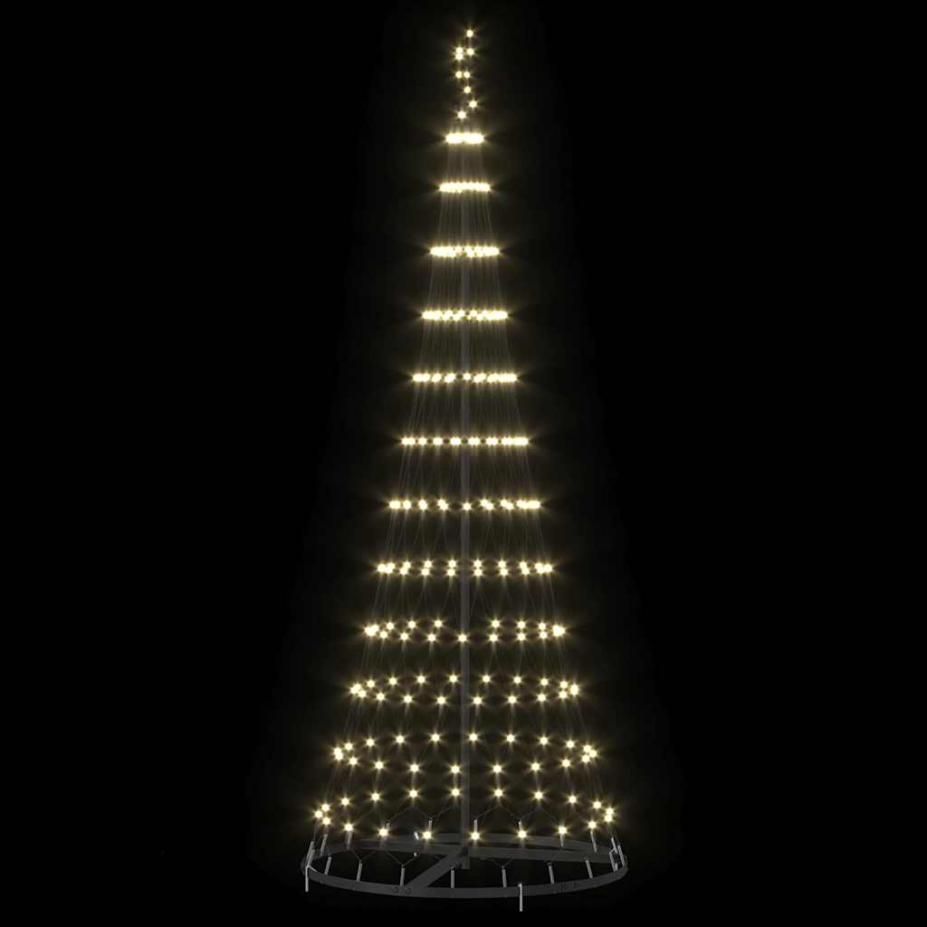 Albero di Natale LED Bianco caldo 71 x 71 x 184.5 cm Metallo 42018779