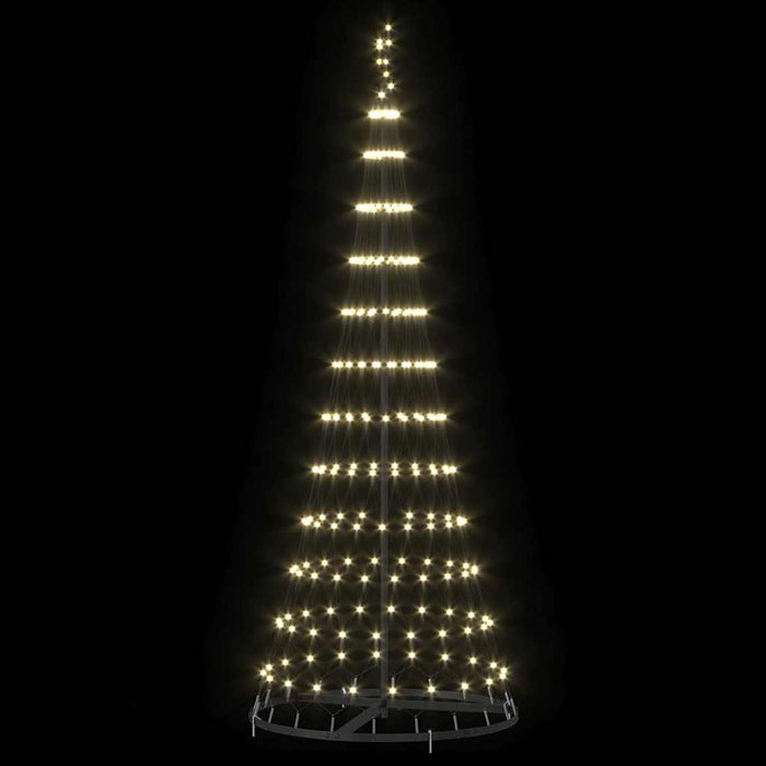 Albero di Natale LED Bianco caldo 71 x 71 x 184.5 cm Metallo 42018779