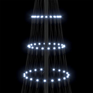 Albero di Natale LED Bianco freddo 71 x 71 x 184.5 cm Metallo 42018780