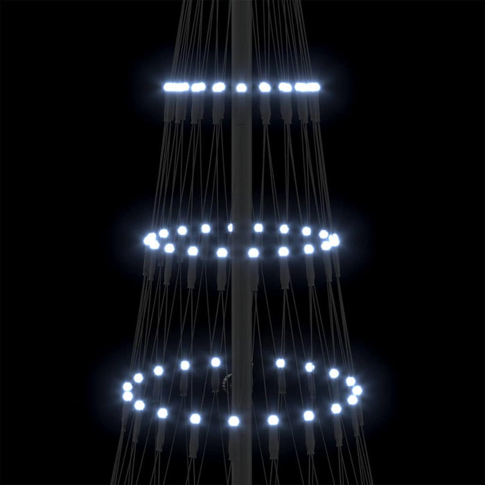 Albero di Natale LED Bianco freddo 71 x 71 x 184.5 cm Metallo 42018780