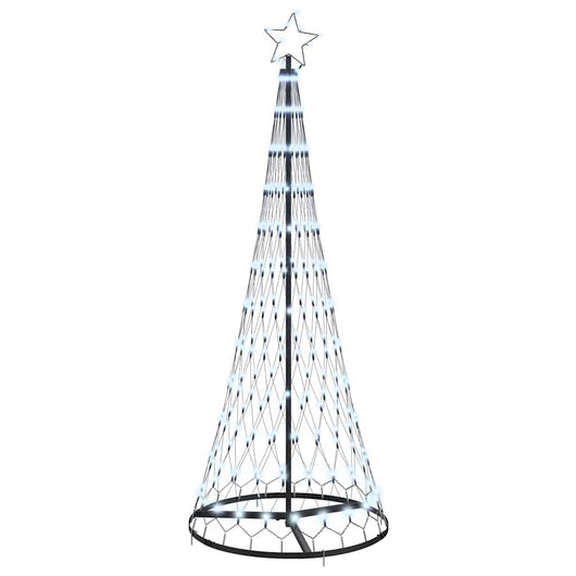 Albero di Natale LED Bianco freddo 71 x 71 x 184.5 cm Metallo 42018780