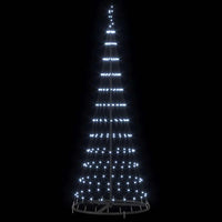 Albero di Natale LED Bianco freddo 71 x 71 x 184.5 cm Metallo 42018780