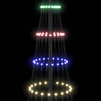 Albero di Natale LED Multicolore 71 x 71 x 184.5 cm Metallo 42018782