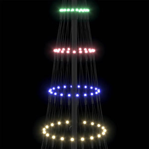 Albero di Natale LED Multicolore 71 x 71 x 184.5 cm Metallo 42018782