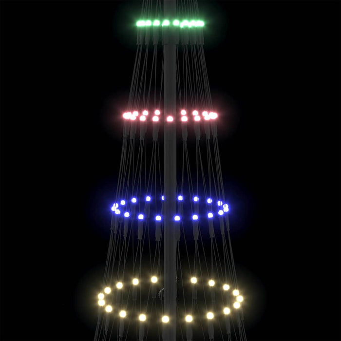 Albero di Natale LED Multicolore 71 x 71 x 184.5 cm Metallo 42018782