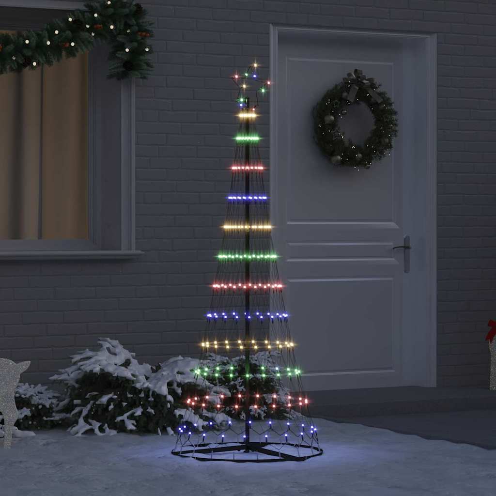 Albero di Natale LED Multicolore 71 x 71 x 184.5 cm Metallo 42018782
