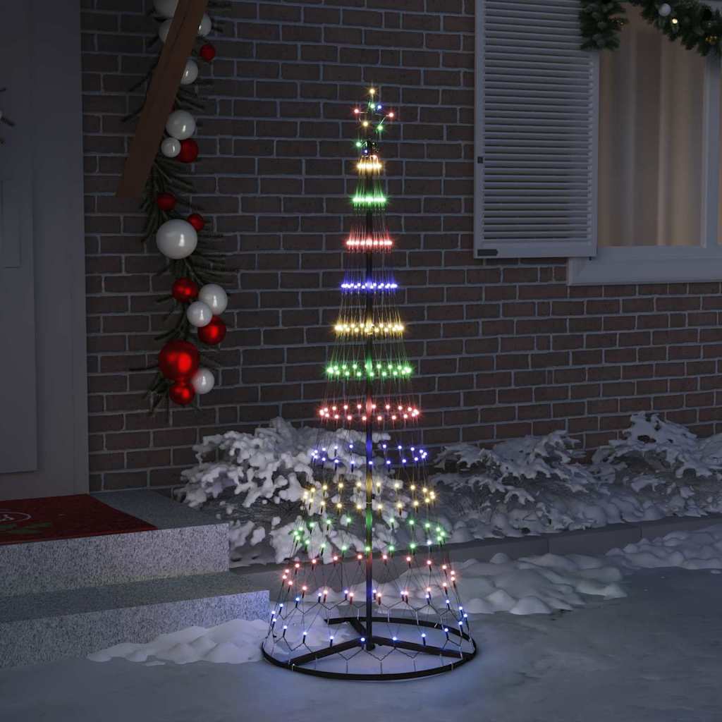 Albero di Natale LED Multicolore 71 x 71 x 184.5 cm Metallo 42018782