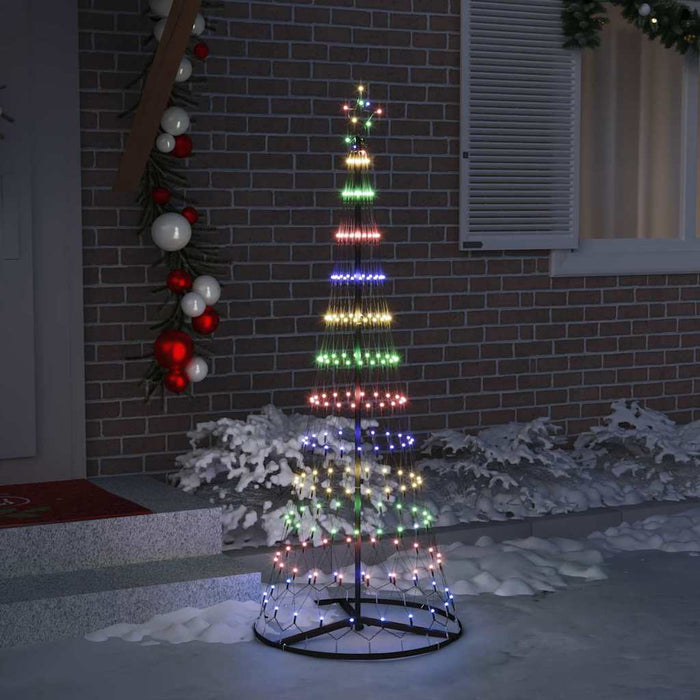 Albero di Natale LED Multicolore 71 x 71 x 184.5 cm Metallo 42018782