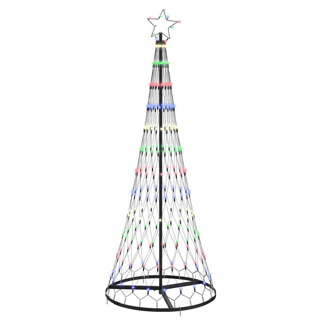 Albero di Natale LED Multicolore 71 x 71 x 184.5 cm Metallo 42018782