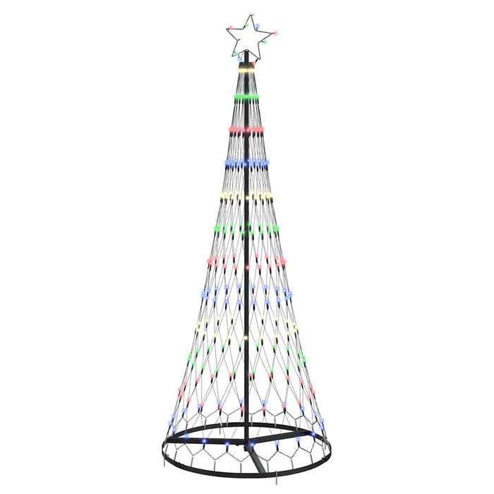 Albero di Natale LED Multicolore 71 x 71 x 184.5 cm Metallo 42018782