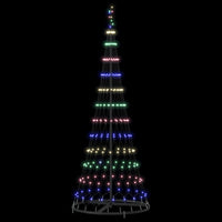 Albero di Natale LED Multicolore 71 x 71 x 184.5 cm Metallo 42018782