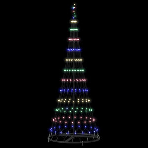 Albero di Natale LED Multicolore 71 x 71 x 184.5 cm Metallo 42018782
