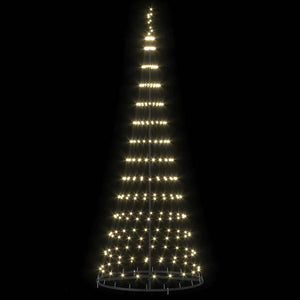 Albero di Natale LED Bianco caldo 100 x 100 x 250 cm Metallo 42018783